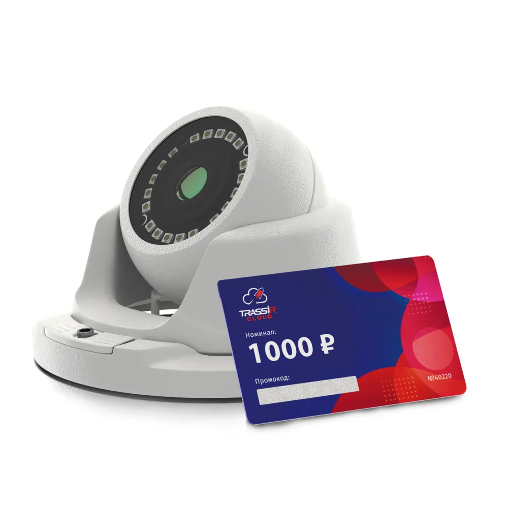 TRASSIR Комплект TR-D2S5 v3 (D) 2.8 + Облако 1000 TRASSIR Комплект TR-D2S5 v3 (D) 2.8 + Облако 1000