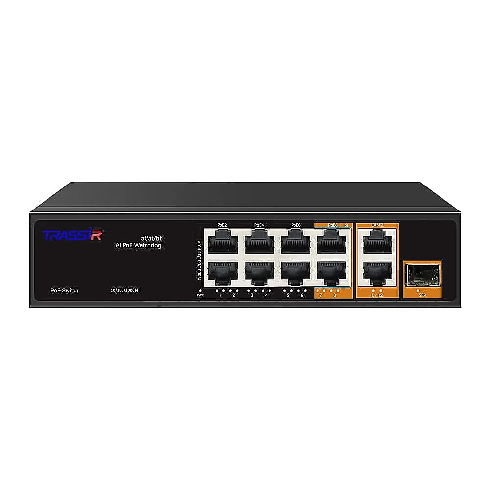 TRASSIR TR-NS13111S-120-8PoE